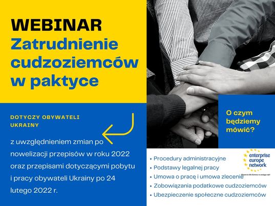 Webinar dot. pobytu i pracy obywateli Ukrainy w Polsce